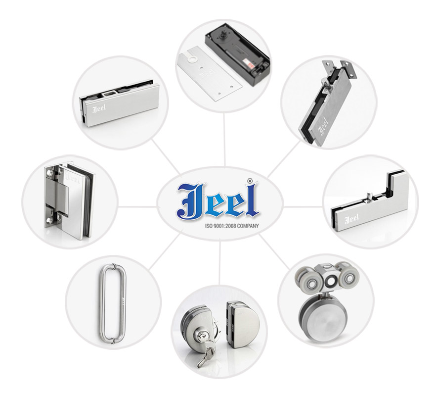 Jeel Brand Glass Door Hydraulic Floor Spring Door Closer Device Manufacturer - Supplier - Rajkot Gujarat India